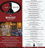 Red Or White At The Wharf menu