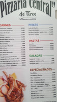 Pizzaria Central Tires menu