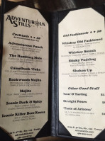 Adventurous Stills menu