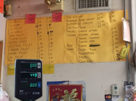 Van's Fish Market menu