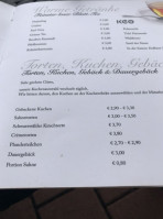 Cafe Aich Gmbh menu