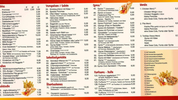 Grillrestaurant „athen“ menu