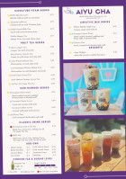 Aiyu Cha menu