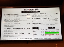 Twice Burger inside