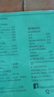 Mariscos Donmingo´s menu