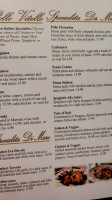 Milantoni Italian menu