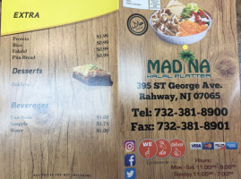 Madina Halal Platter food