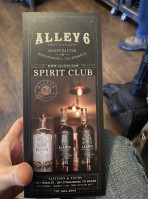 Alley 6 Craft Distillery food