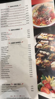 Oec Revolving Sushi menu