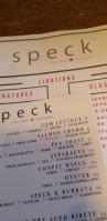 Speck Italian Eatery menu