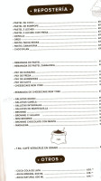 Spesso Caffe menu