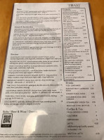 Toast Kitchen Bakery menu