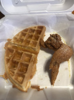 Eddy's Chicken And Waffles food