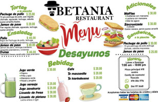 Betania food