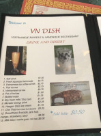 Vn Dish menu