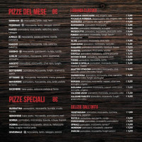 Pizzeria Monte menu