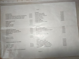 El Rancho Grande menu