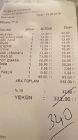 Su Balik (meyhane) menu