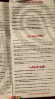 Indian Bombay Bistro & Restaurant menu