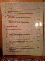 Siam Square Thai menu