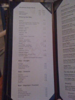 The Ahwahnee menu