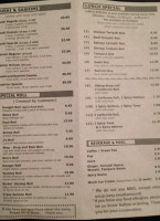 Sushi Ya menu