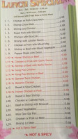 Zhen Choo Chinese menu