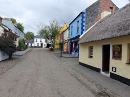 Traditional Irish Night-cornbarn At Bunratty Folk Park outside