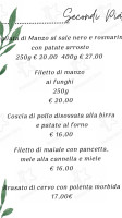 La Cartiera S menu