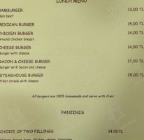 Köşede Steak Wine House menu