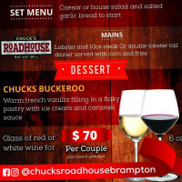 Chuck's Roadhouse Grill food