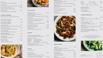 Woking Dragon Chop Suey House menu