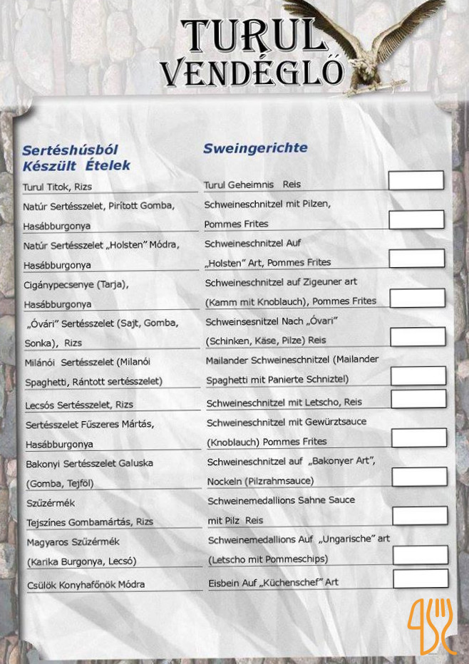 Turul Étlap