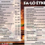 Faló Étkezde Étlap