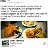 Csaba Vendeglő Étel