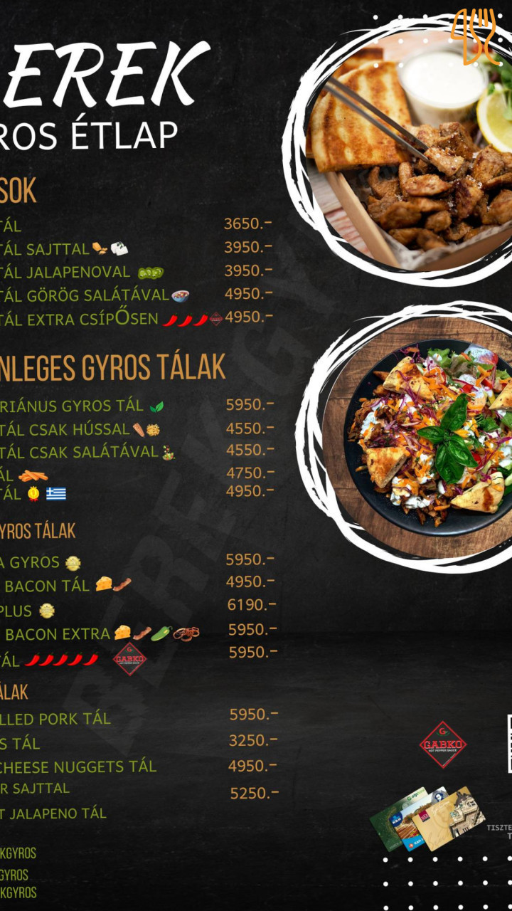 Berek Gyros Étel