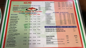 Mr. Italian Pizza menu