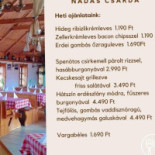 Nádas Csárda Étel