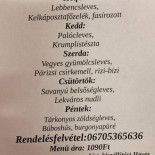 Tonino Streetfood Étlap