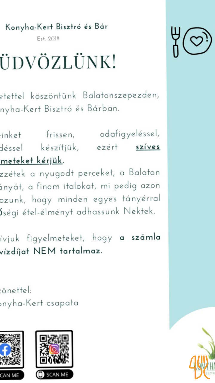 Konyha-kert Bisztró és Bár Kint