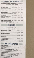 California Fish Grill menu