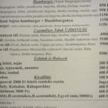 Rába Club és Pizzéria Étlap