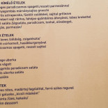 Napraforgó étterem Étlap