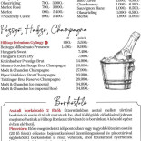 Hilltop Wine Estate Étlap