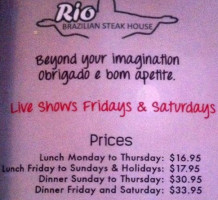 Rio Brazilian Steakhouse - Coquitlam food