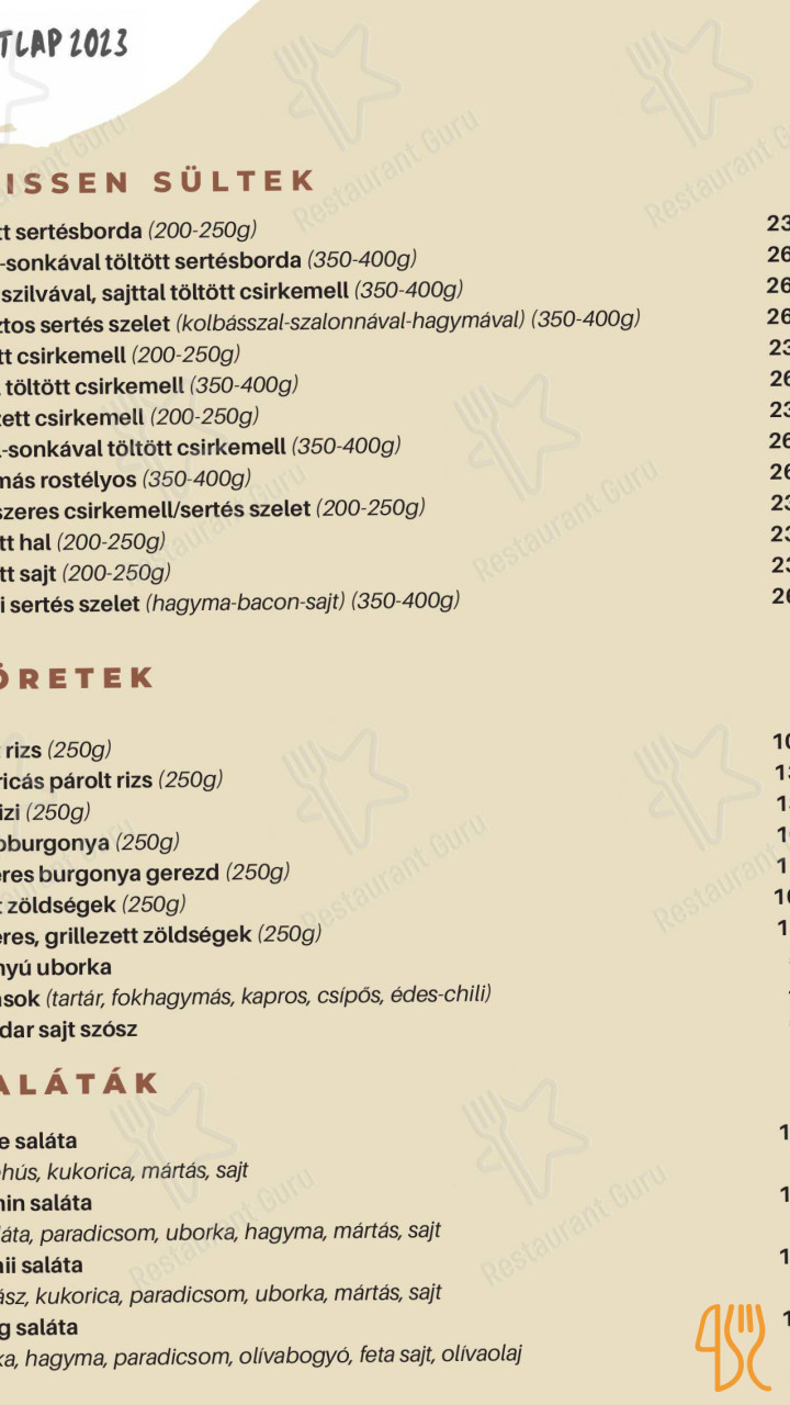 Niki Pizza Take Away Étlap