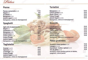 Antichi Sapori menu