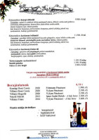 Öreg Tanyacsárda menu