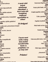 Etnogold Vendéglő menu