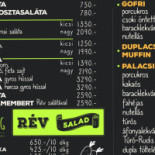 Rév Büfé Étlap